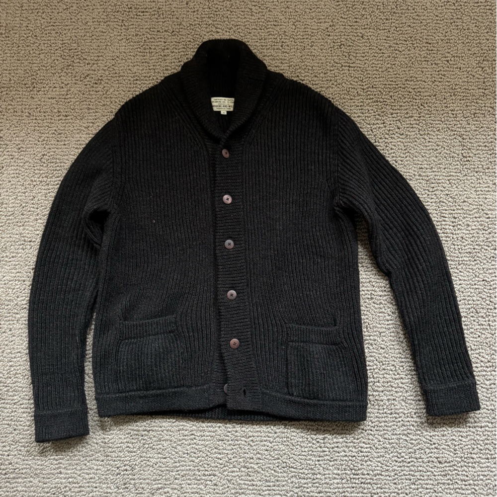 Imogene & Willie Beckett Cardigan - Men’s Medium Dark Brown